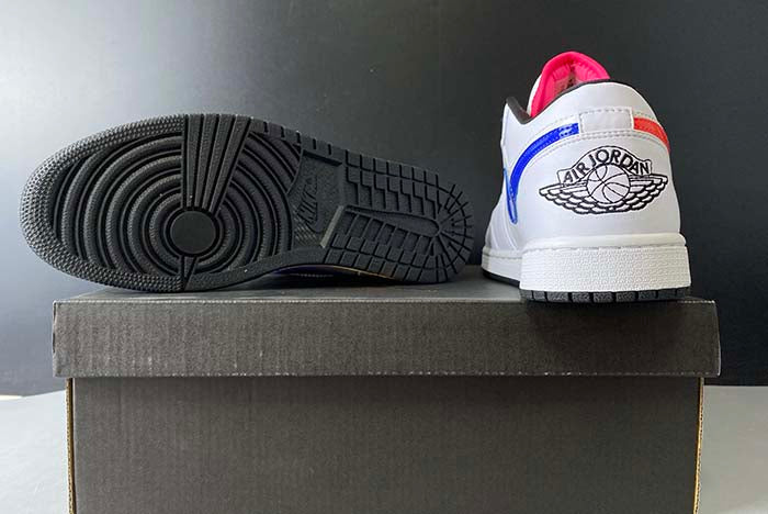 AIR JORDAN 1 LOW "MULTI COLOR SWOOSHES"