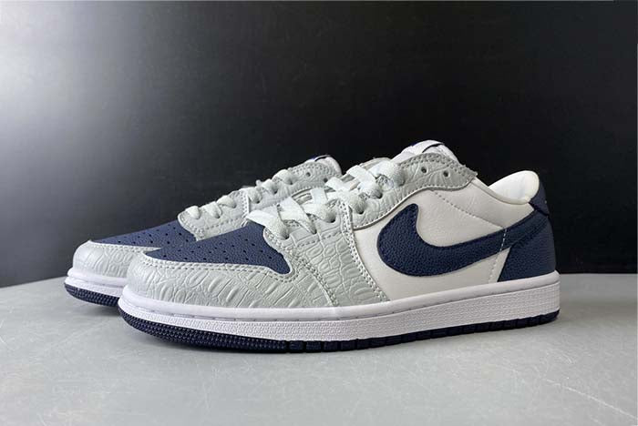 AIR JORDAN 1 LOW "GREY NAVY"