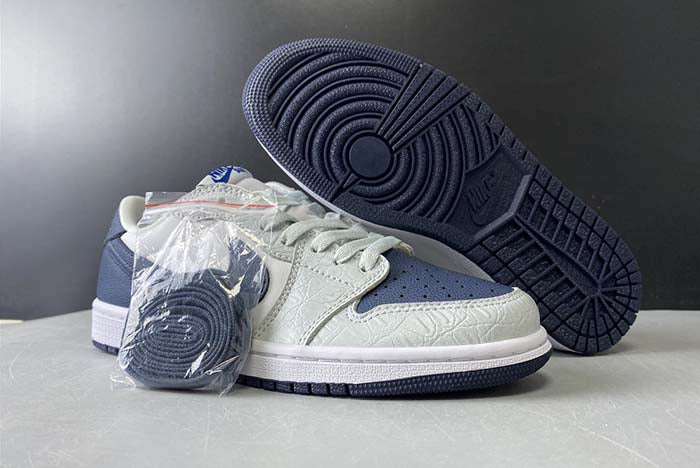 AIR JORDAN 1 LOW "GREY NAVY"