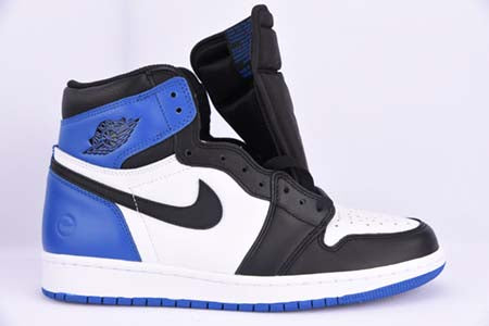 AIR JORDAN 1 RETRO “FRAGMENT” BLACK/SPORT ROYAL-WHITE MENS