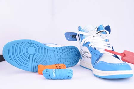 AIR JORDAN 1 "OFF-WHITE POWDER BLUE UNC"