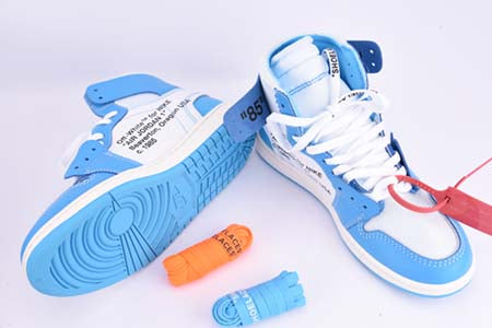 AIR JORDAN 1 "OFF-WHITE POWDER BLUE UNC"