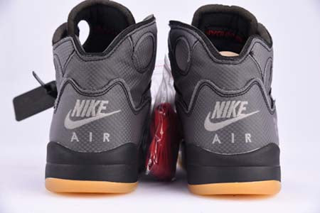 AIR JORDAN 5 SP OFF-WHITE "BLACK MUSLIN FIRE RED"
