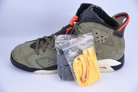 AIR JORDAN 6 TRAVIS SCOTT "MEDIUM OLIVE"