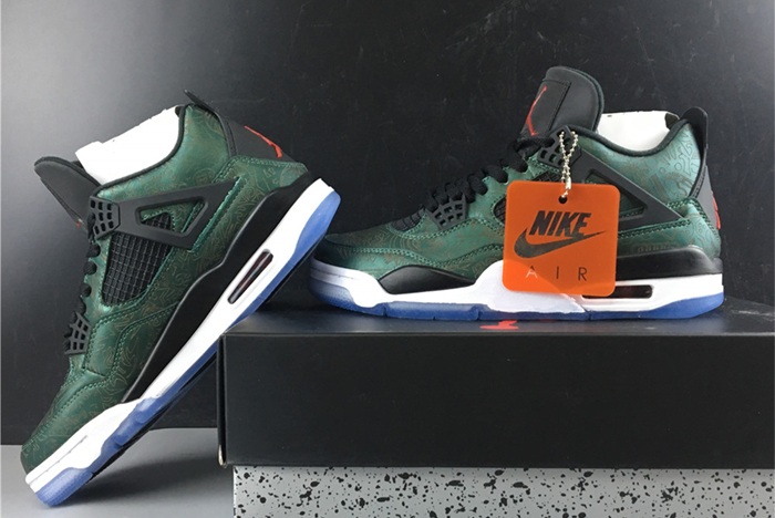 AIR JORDAN 4 RETRO "LAKER GREEN"