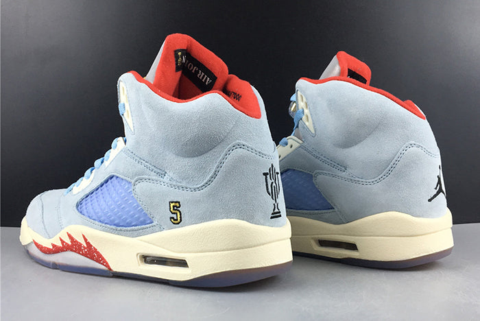 AIR JORDAN 5 RETRO "TROPHY ROOM ICE BLUE"