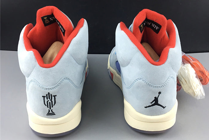 AIR JORDAN 5 RETRO "TROPHY ROOM ICE BLUE"