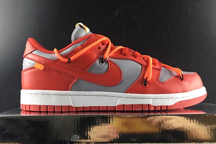 NIKE DUNK LOW OFF-WHITE "UNIVERSITY RED"