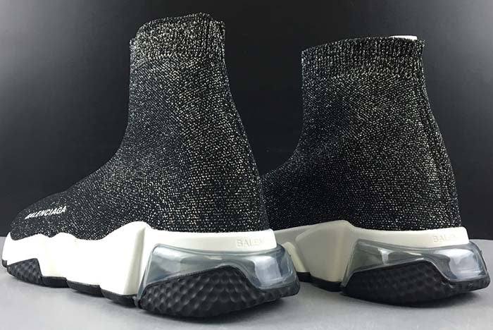 BALENCIAGA SPEED TRAINER BLACK SHINE