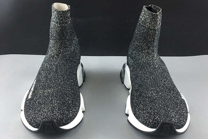 BALENCIAGA SPEED TRAINER BLACK SHINE