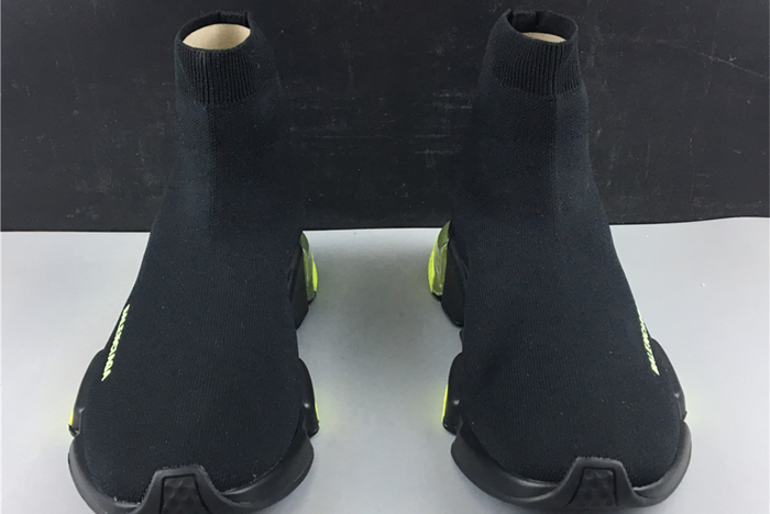 BALENCIAGA SPEED TRAINER YELLOW BLACK