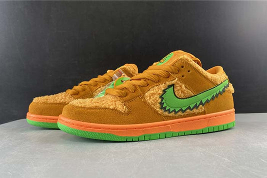 NIKE SB DUNK GRATEFUL DEAD "BEAR ORANGE GREEN"