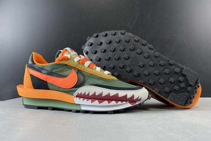 NIKE LDV WAFFLE SACAI "BAPE SHARK MOUTH"