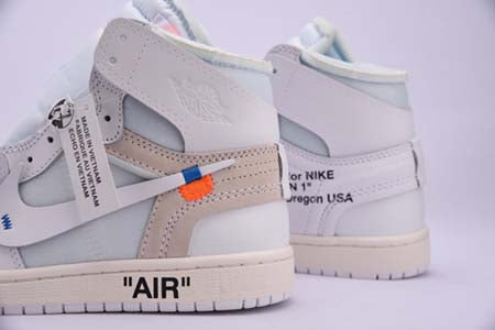 AIR JORDAN 1 RETRO "OFF WHITE HIGH WHITE"