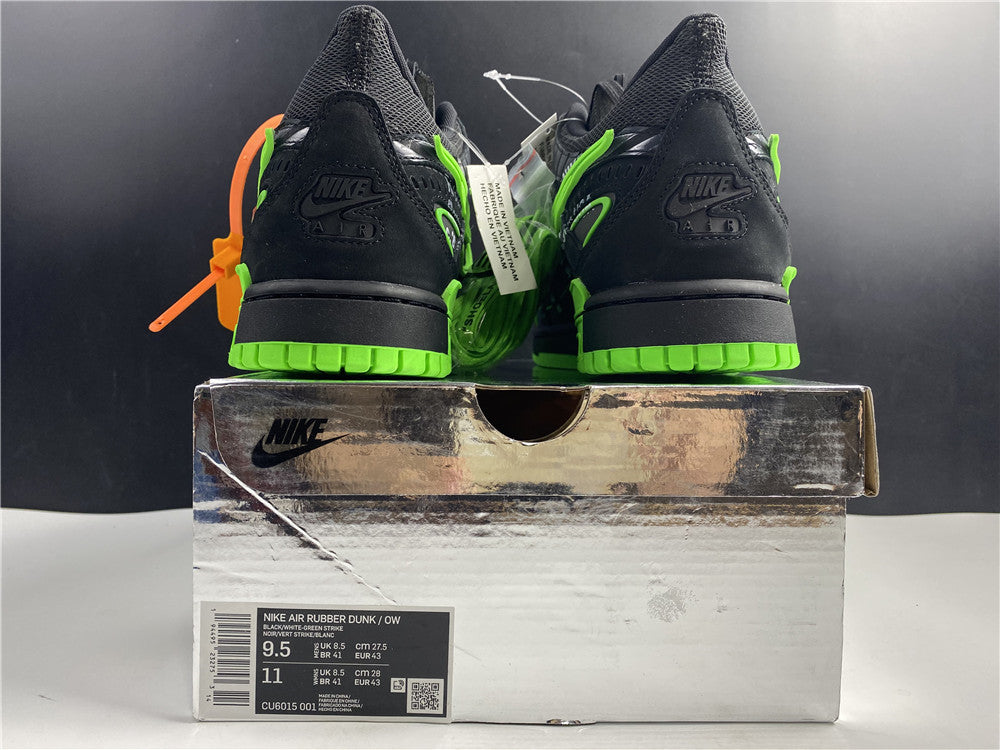 NIKE AIR RUBBER DUNK OFF-WHITE "GREEN STRIKE"