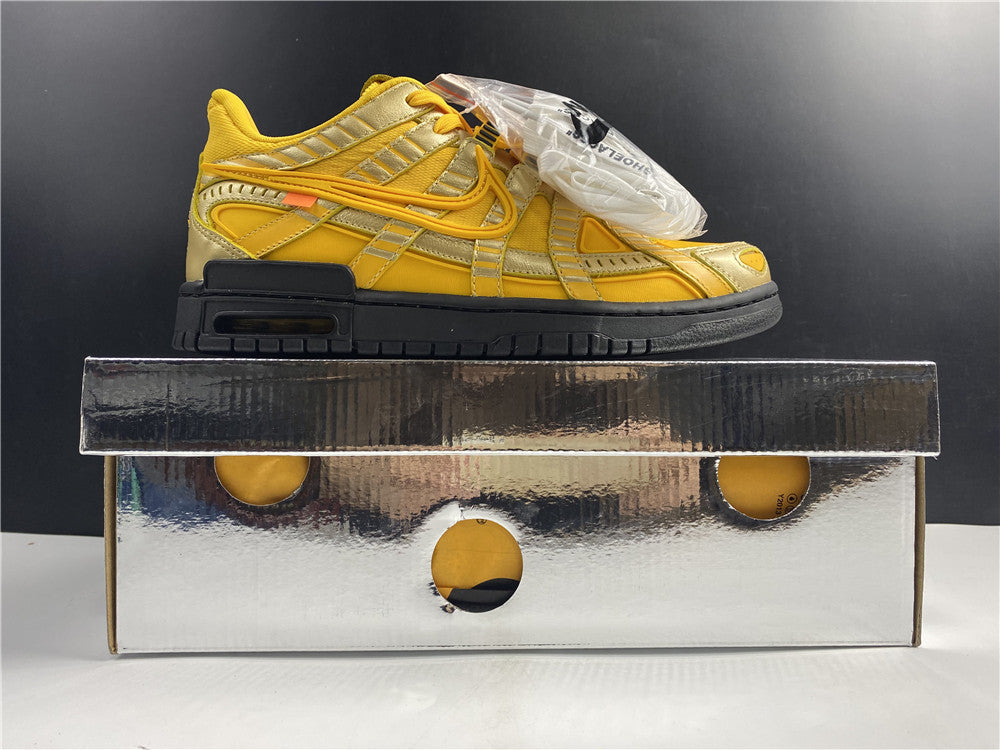 NIKE AIR RUBBER DUNK OFF-WHITE “UNIVERSITY GOLD”