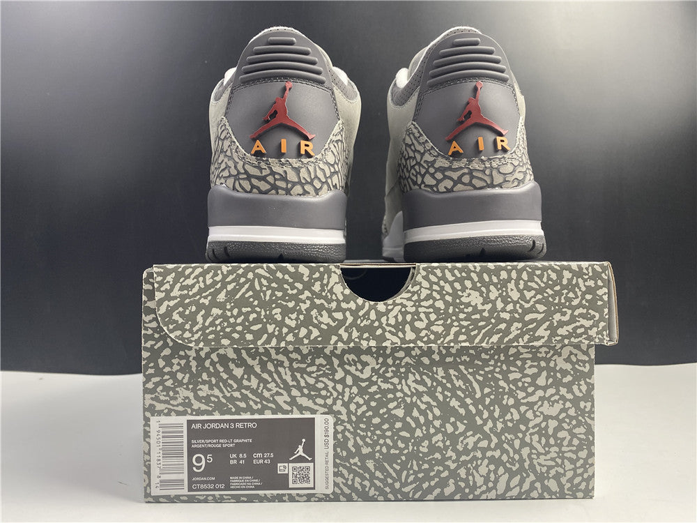 AIR JORDAN 3 "COOL GRAY''