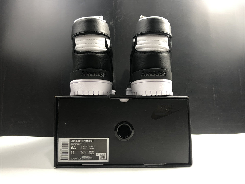 NIKE DUNK HIGH AMBUSH "BLACK WHITE"