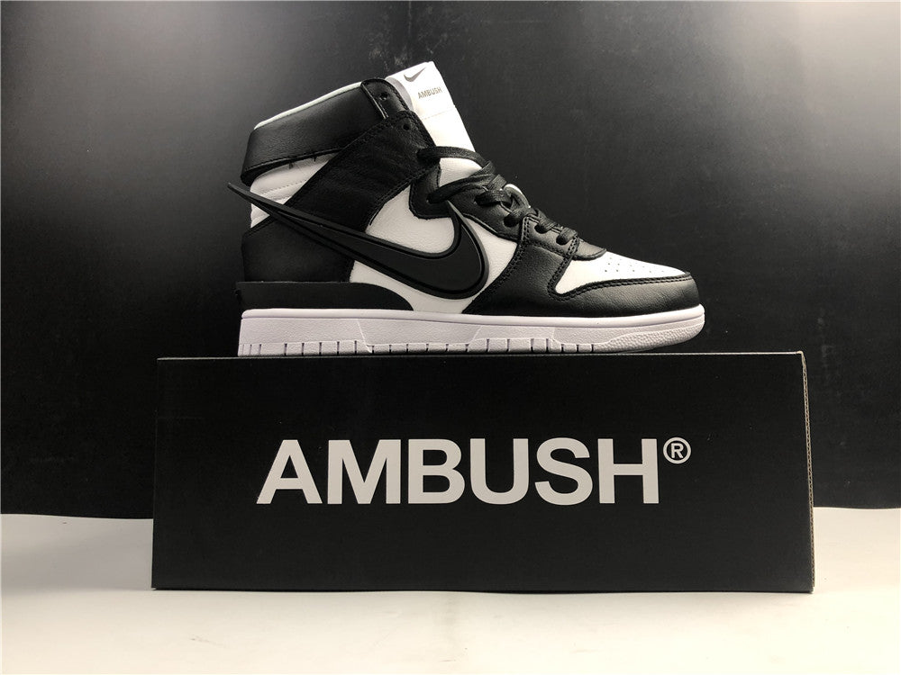 NIKE DUNK HIGH AMBUSH "BLACK WHITE"