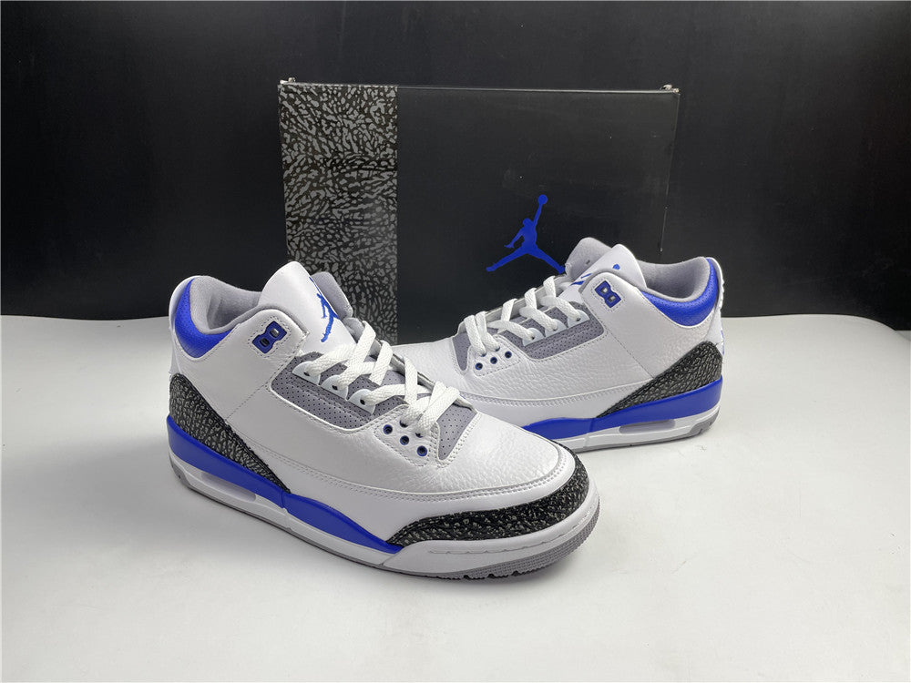 AIR JORDAN 3 RETRO "RACER BLUE"