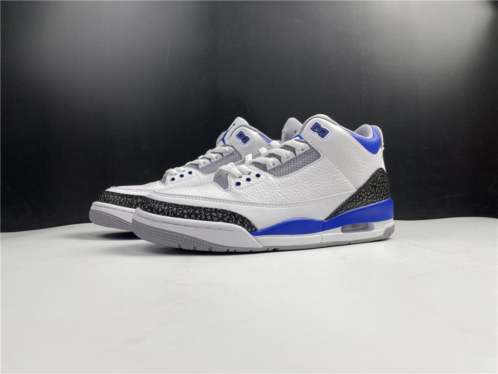 AIR JORDAN 3 RETRO "RACER BLUE"