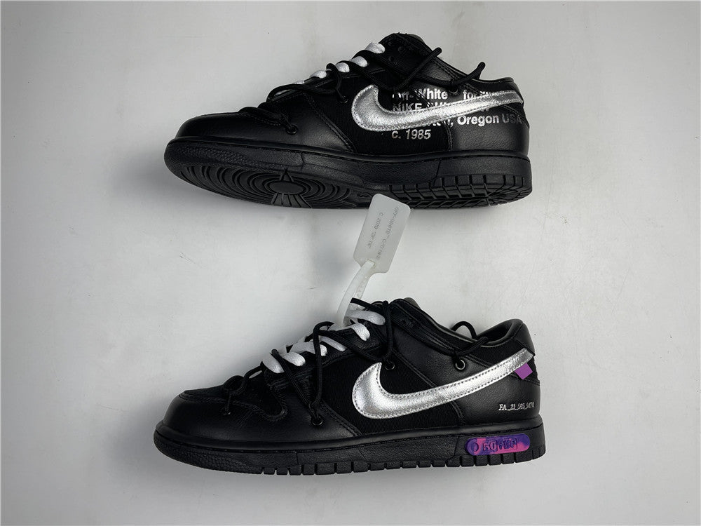 OFF-WHITE X NIKE DUNK LOW (BLACK ZIP TIE)