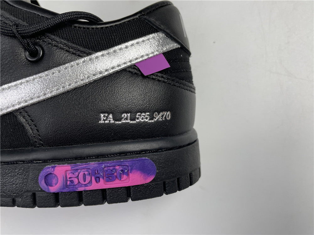OFF-WHITE X NIKE DUNK LOW (BLACK ZIP TIE)