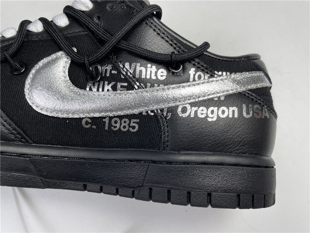 OFF-WHITE X NIKE DUNK LOW (BLACK ZIP TIE)