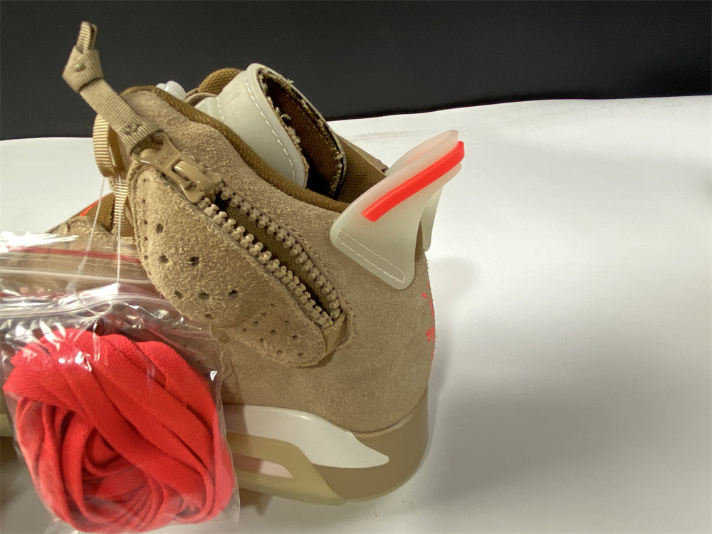 AIR JORDAN 6 RETRO "TRAVIS SCOTT BRITISH KHAKI"