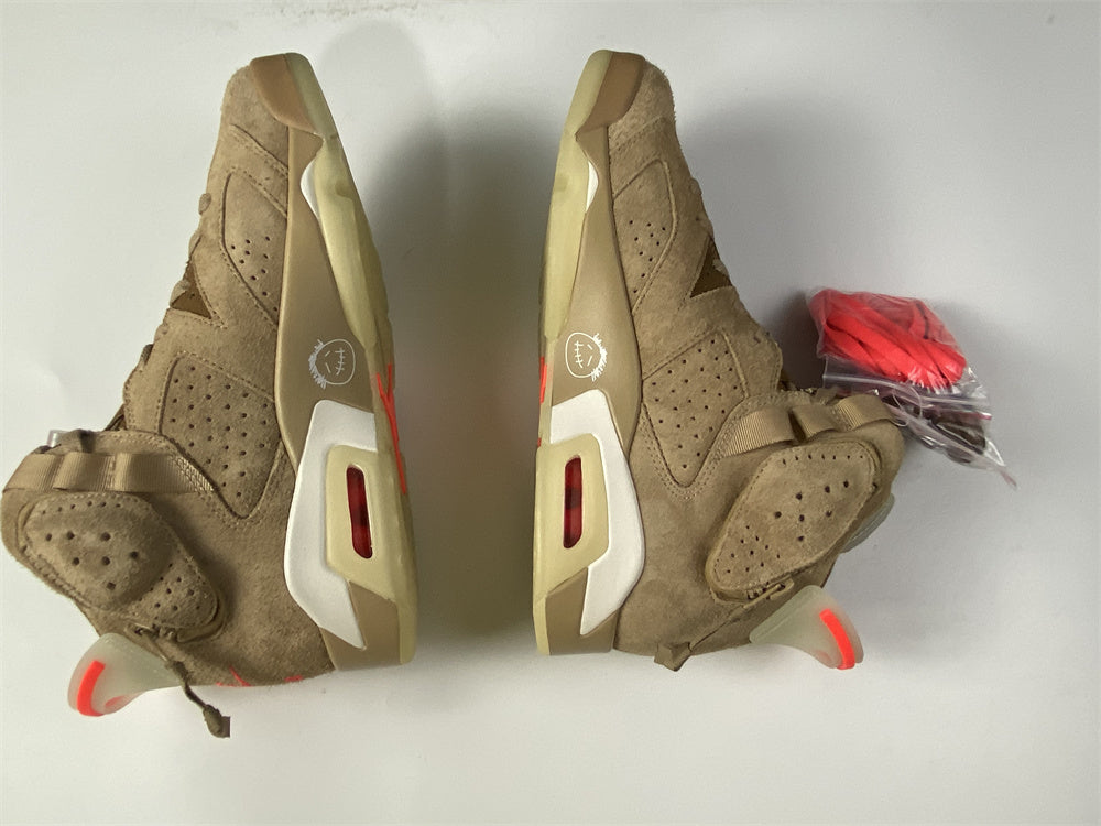 AIR JORDAN 6 RETRO "TRAVIS SCOTT BRITISH KHAKI"