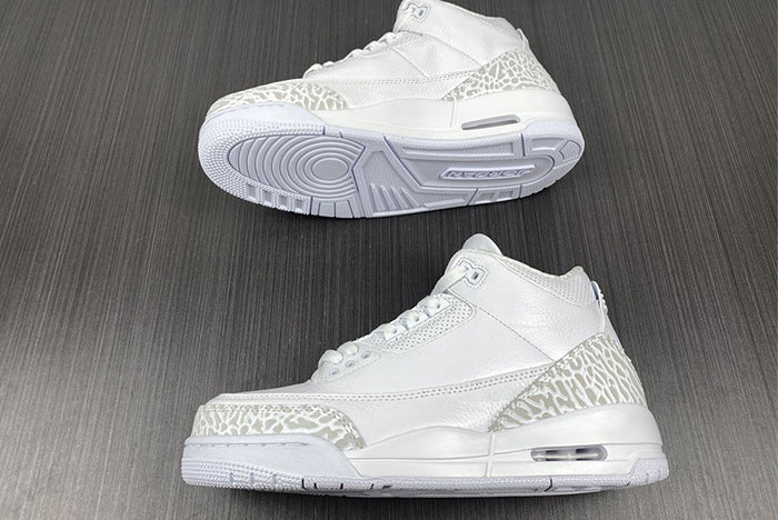 AIR JORDAN 3 RETRO "PURE WHITE 2018"