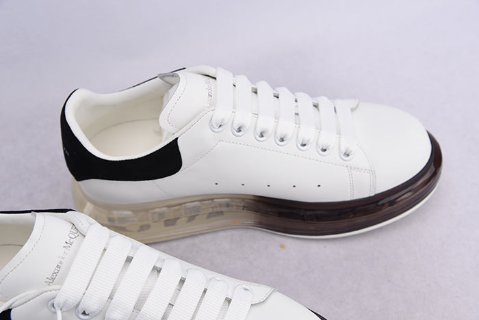 ALEXANDER MCQUEEN OVERSIZED BLACK SOLE WHITE