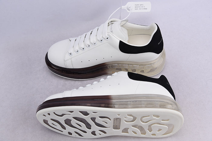 ALEXANDER MCQUEEN OVERSIZED BLACK SOLE WHITE