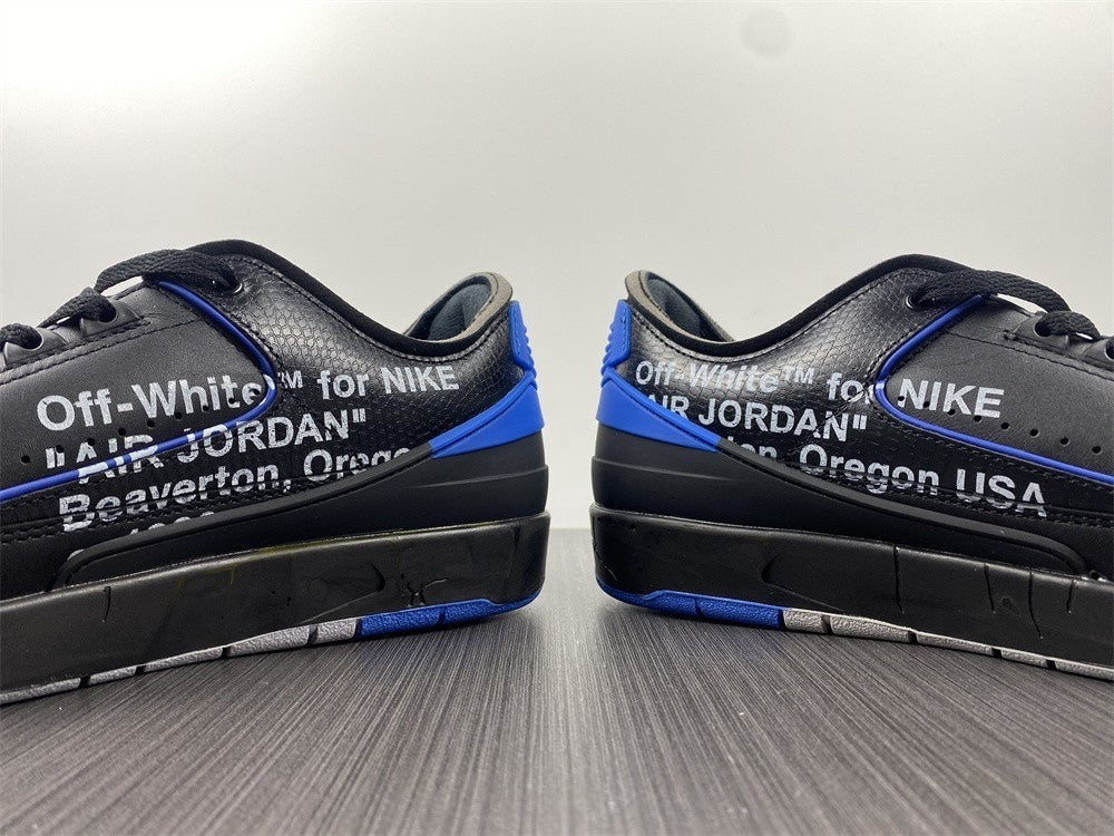 AIR JORDAN 2 RETRO LOW SP OFF-WHITE "WHITE BLACK BLUE"