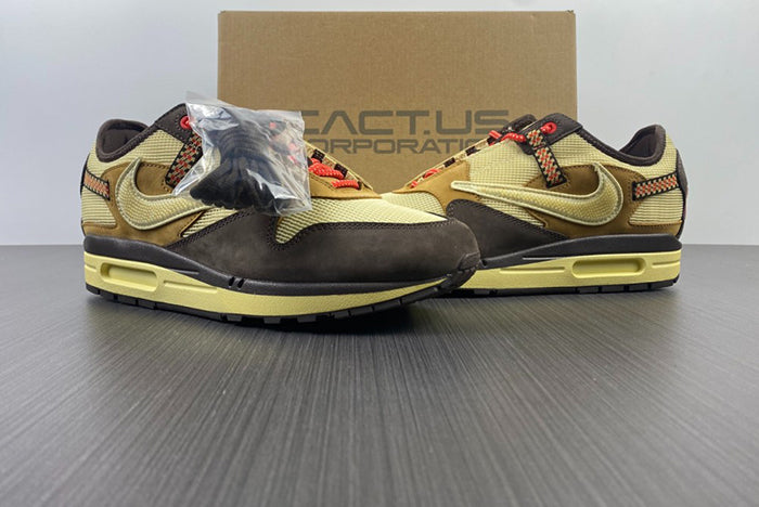 NIKE AIR MAX 1 TRAVIS SCOTT "CACTUS JACK "BAROQUE BROWN"