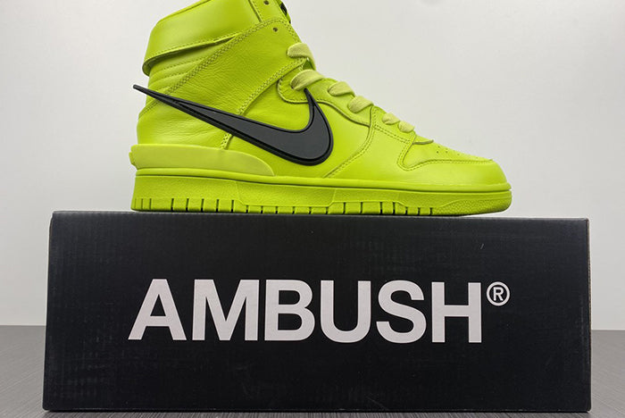 NIKE DUNK HIGH AMBUSH "FLASH LIME"