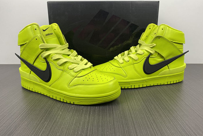 NIKE DUNK HIGH AMBUSH "FLASH LIME"