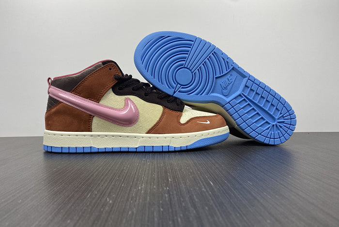 NIKE DUNK MID SOCIAL STATUS FREE LUNCH CHOCOLATE MILK