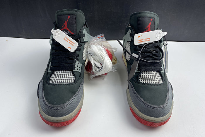 AIR JORDAN 4 "OFF-WHITE BRED”