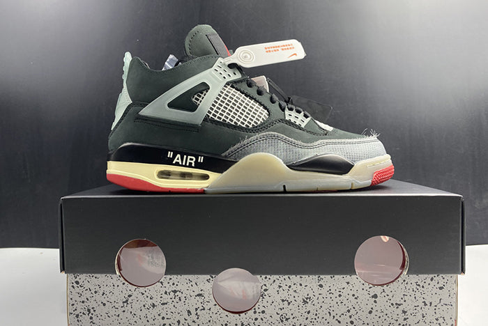 AIR JORDAN 4 "OFF-WHITE BRED”