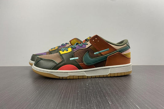 NIKE DUNK LOW "SCRAP ARCHEO BROWN"
