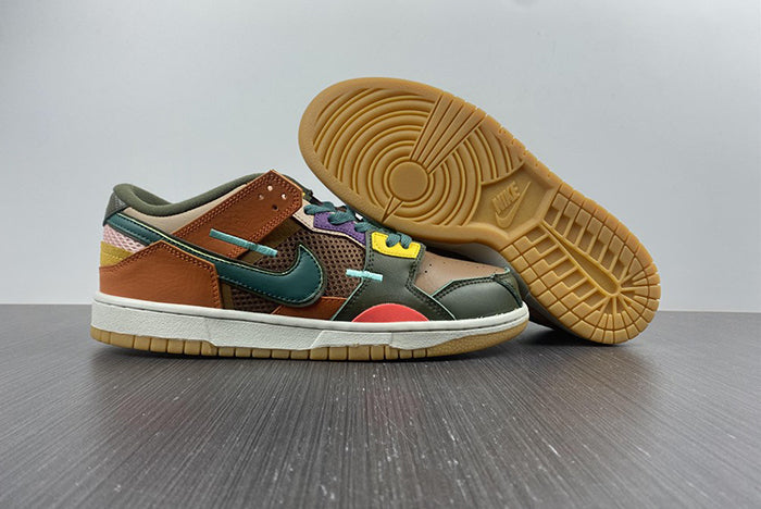 NIKE DUNK LOW "SCRAP ARCHEO BROWN"