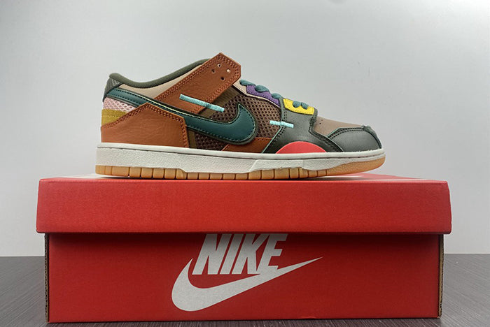 NIKE DUNK LOW "SCRAP ARCHEO BROWN"
