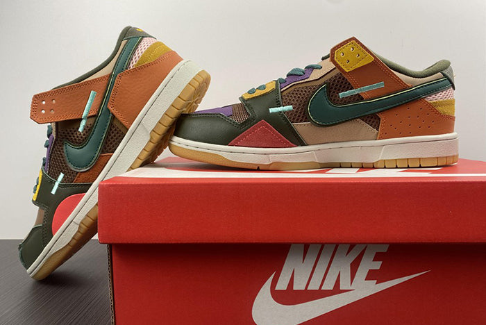 NIKE DUNK LOW "SCRAP ARCHEO BROWN"