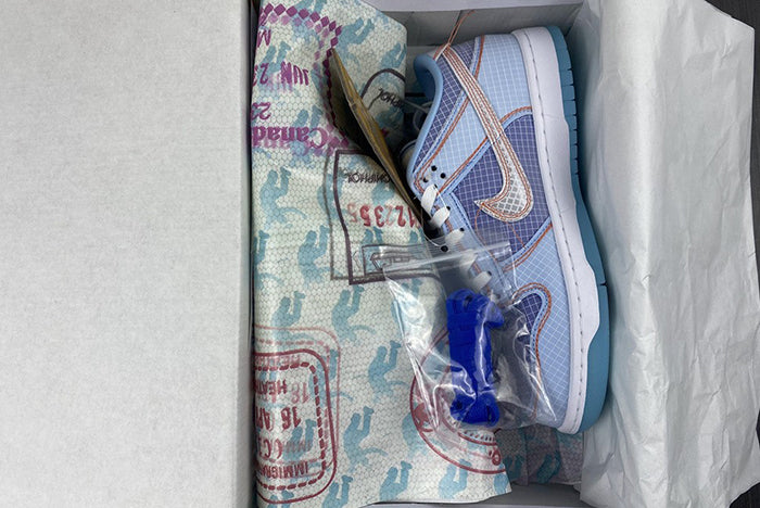 NIKE DUNK LOW UNION PASSPORT PACK BLUE