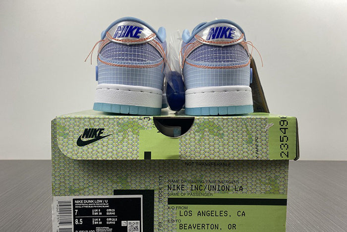 NIKE DUNK LOW UNION PASSPORT PACK BLUE