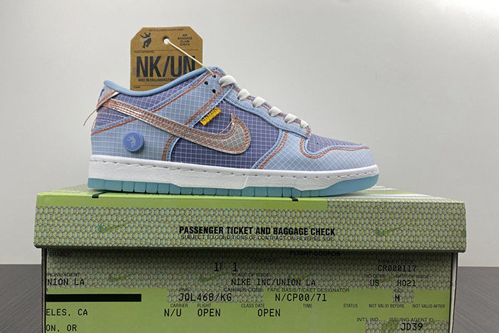 NIKE DUNK LOW UNION PASSPORT PACK BLUE