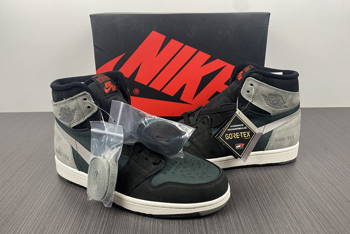 AIR JORDAN 1 RETRO "HIGH ELEMENT GORE-TEX BLACK PARTICLE GREY"