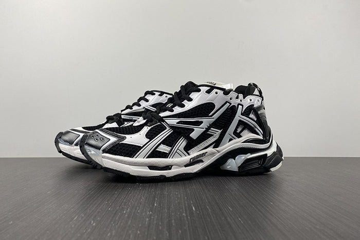 BALENCIAGA RUNNER WHITE BLACK WHITE