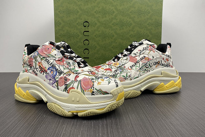 BALENCIAGA X GUCCI THE HACKER PROJECT TRIPLE S WHITE